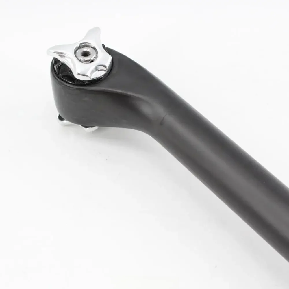 Najnowszy białe logo rower górski matt UD sztyca z włókna węglowego droga węglowa sztyca rowerowa MTB zacisk sztycy 27.2/30.8/31.6mm — zdjęcie 2