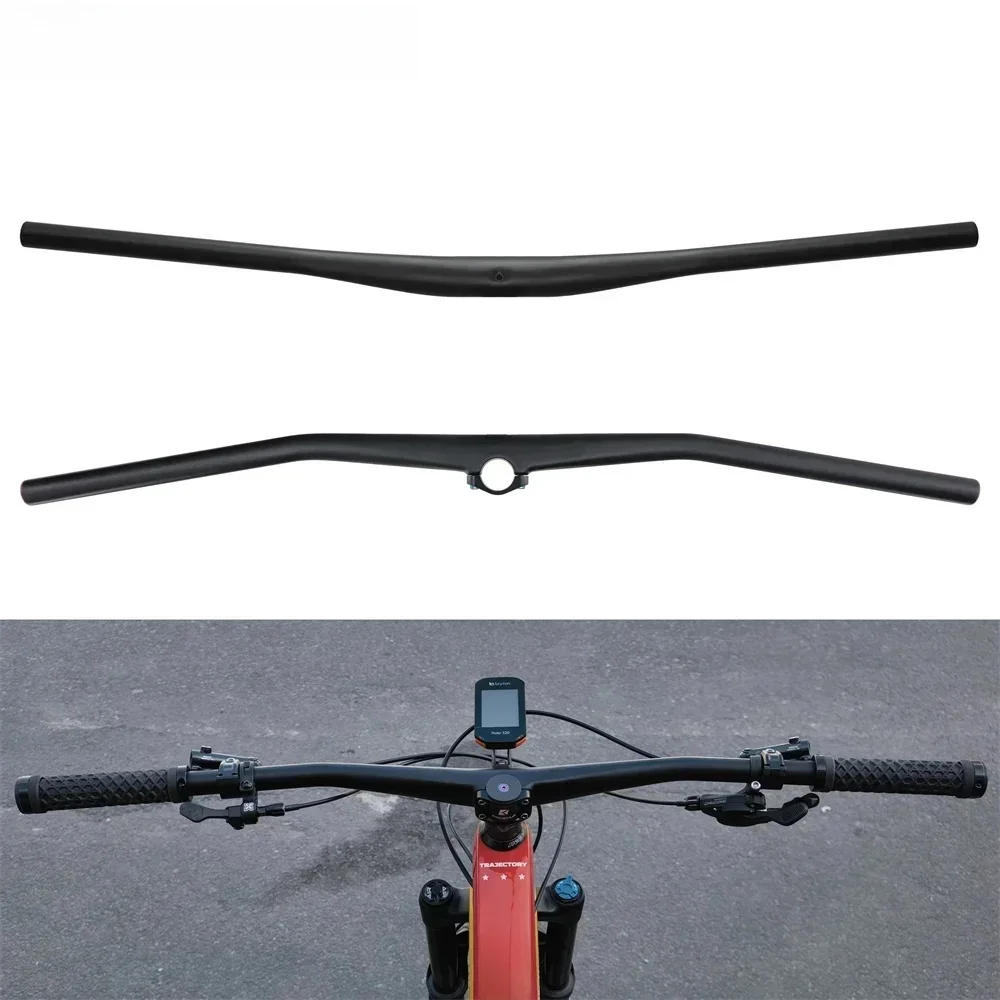 AliExpress kocevlo Kocevlo Carbon MTB Handlebar mountainbike Integrated Handlebar UD Matt 35x800mm AM FR Handle Bar With Computer Mount