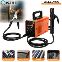 MMA-250 Portable Welding Machine Inverter Arc Electric Welder Current Adjustable Compact Welding Machine With Tools Storage Box