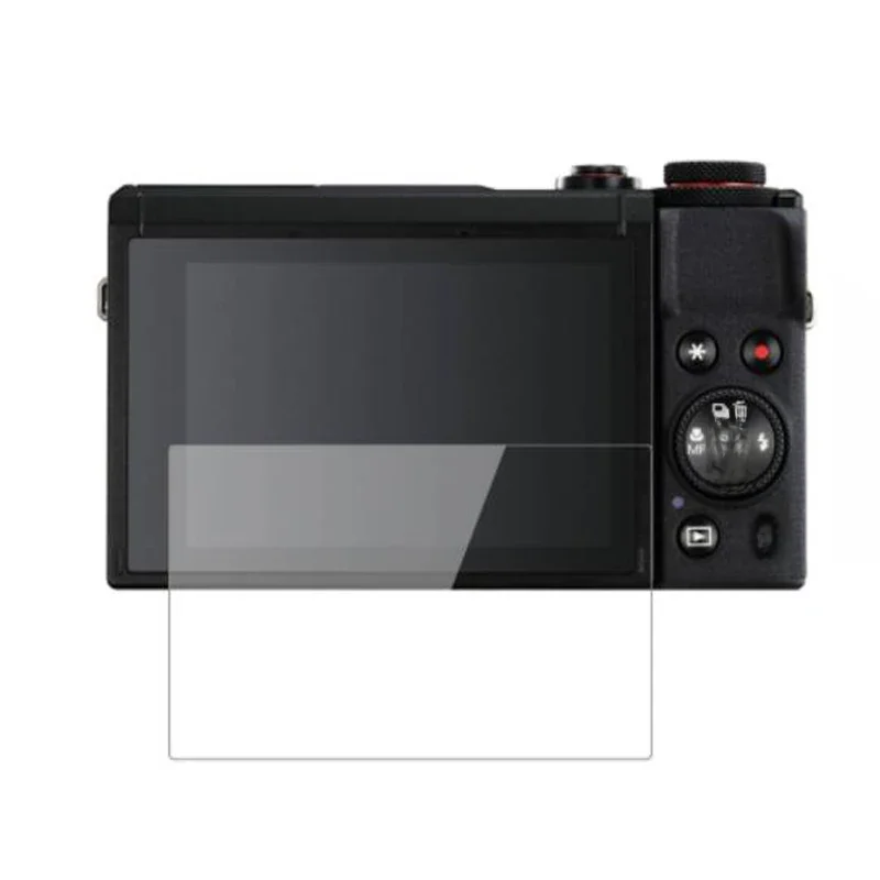 Protetor de vidro temperado para canon powershot g7x marca iii 3/g7 x mark3 mk3 g7xiii, tela lcd