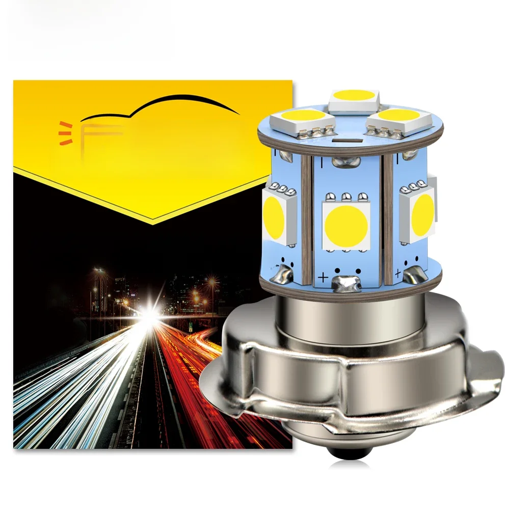 AliExpress R-ABC-X RUIANDSION P26S Motorcycle Headlight Led Bulb  Driving Lights Motorbike Moto Bike Headlamp Lamp Bulb 3W 720LM 6000K White 10-80V