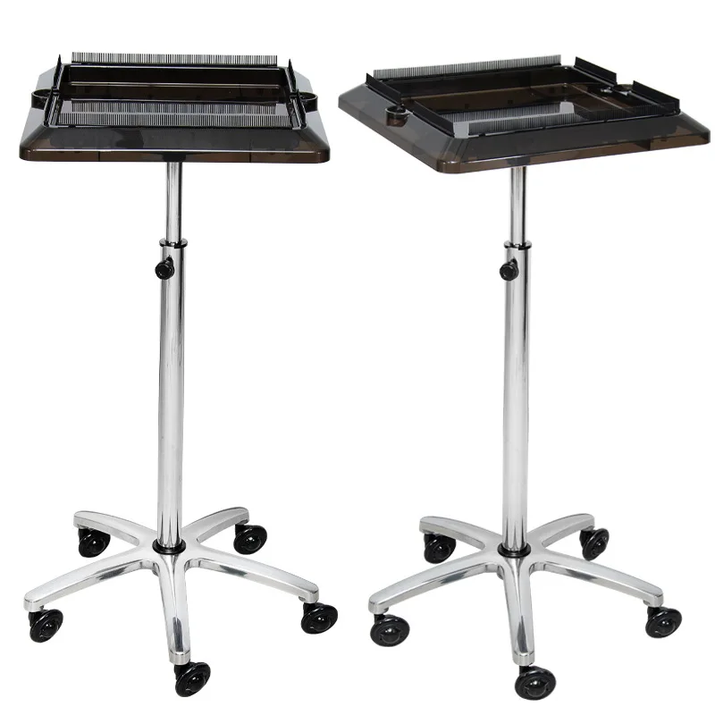 Movable Hair Extension Tool Cart Multi-function Wig Support Stand for Hair Salon for Barbershops and Hairdressing Salons