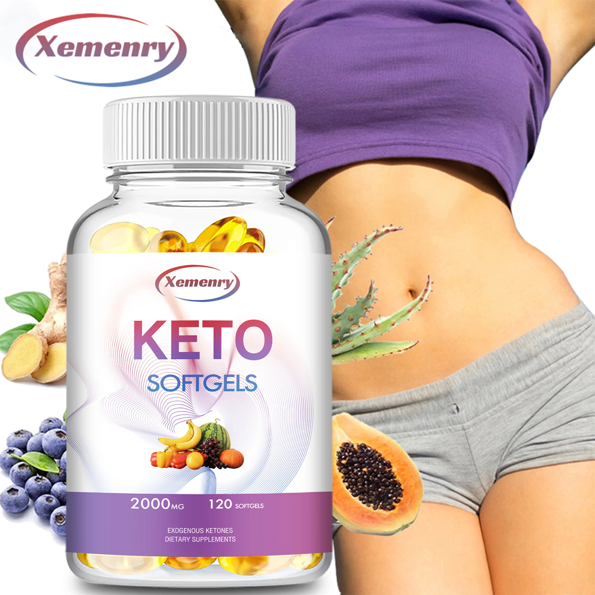 Keto Supplement - Body Cleansing and Detoxification, Weight Management, Improve Metabolism - 120 Capsules