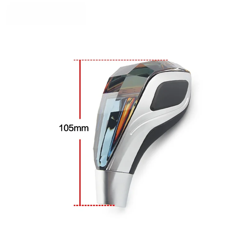 Universal Car Crystal Handles Gear Shift Knob Lever Stick Head For Toyota VW Lexus Hyundai mitsubishi Alphard LADA Custom LOGO