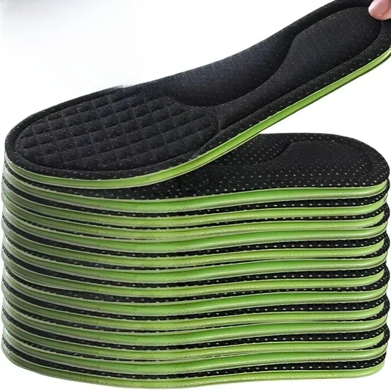 Semelles orthopédiques en mousse à mémoire de forme souple, 12/2 pièces, désodorisantes pour chaussures de sport, absorbe la sueur, accessoires antibactériens pour chaussures