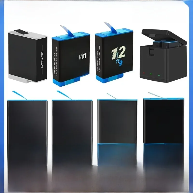Akumulator 2000 mAh do GoPro Hero 12 11 10 9 Akumulator litowo-jonowy do kamery ruchome Szybka ładowarka Akumulator — zdjęcie produktu 7