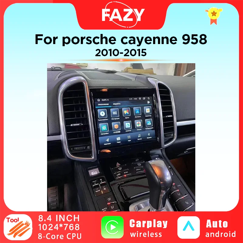 

8.4" Android 11 Car Radio Wireless Carplay For porsche cayenne 958 Multimedia Player Android Auto Original Car OEM Menu GPS DPS