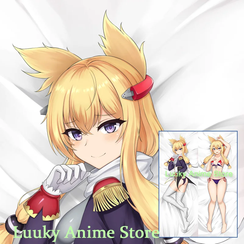 Dakimakura Anime Warspite Azur Lane Double Sided Print Life-size Body Pillow Cover