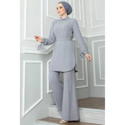 Hijab abaya for women dress islam musulmano 2022 sciarpa turbante velo set da sposa lungo abbigliamento moda di lusso modesto primavera sera