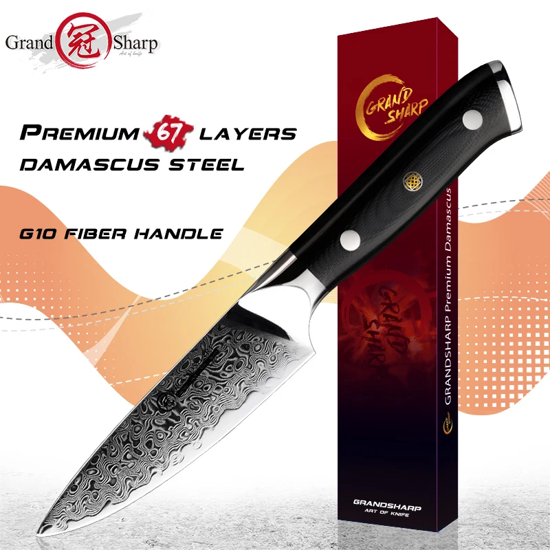 NEW Damascus Paring knife 3.5\