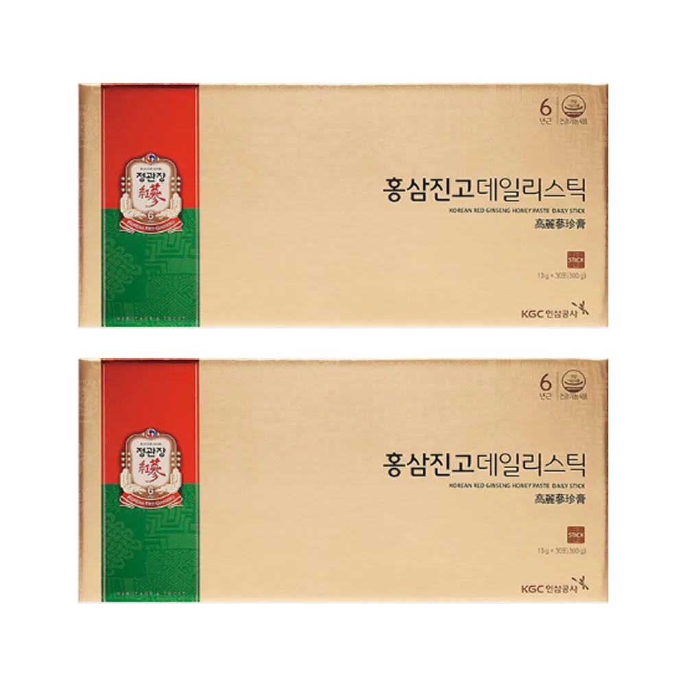 Chung Gun Jang Hong Samjin High Daily Stick 10G x 30 Po (2 Box)