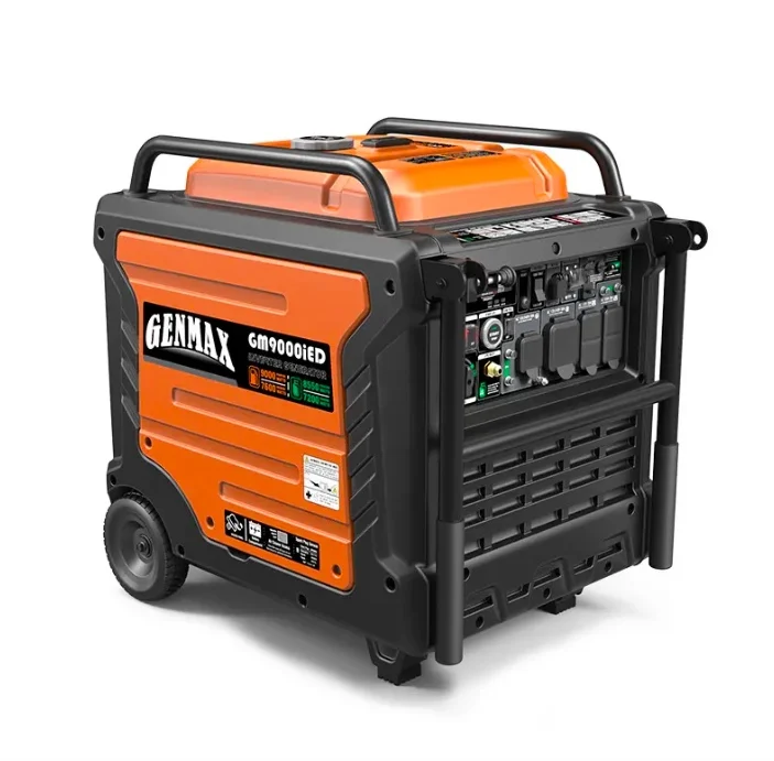 NEW - Original GENMAX GM9000iED 50 Amp 7600W/9000W Remote Start Dual Fuel Inverter Generator with CO Detect New