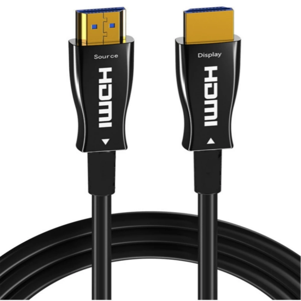 Cable HDMI Fibra Óptica, 2.1 Ultra HD 8K Cable de Fibra HDMI 48Gbps de Alta Velocidad Soporte 8K@60Hz 4K@120Hz 3D DHR eARC