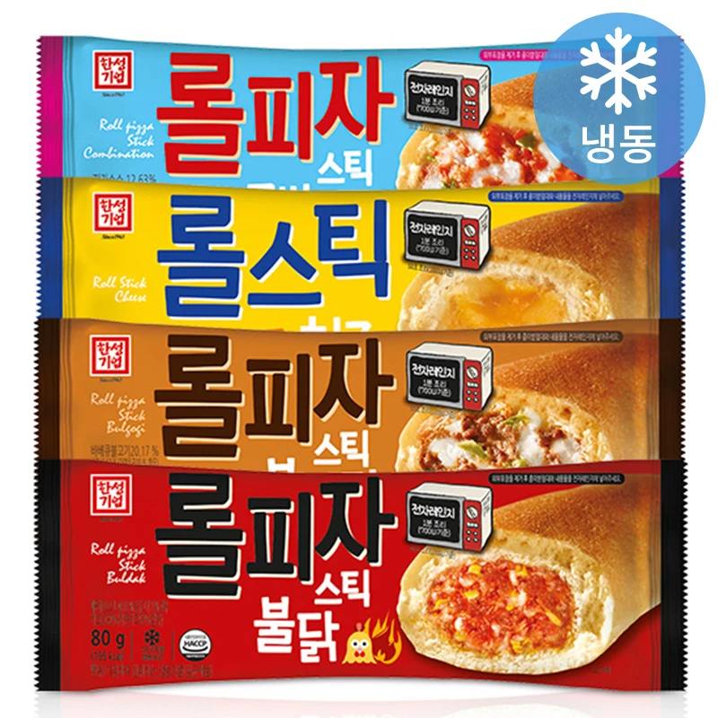 한성 롤피자스틱 콤비80gx5+불고기80gx5+치즈80gx5+불닭80gx5