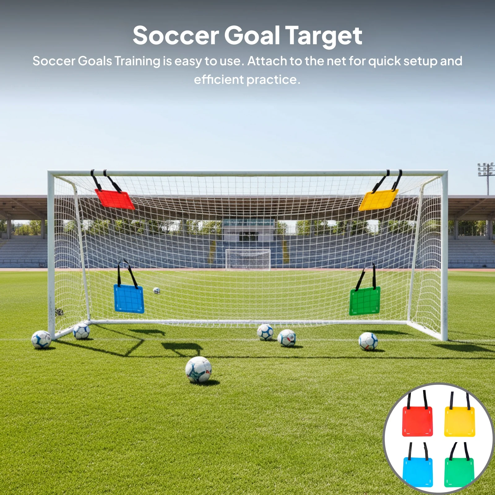 هدف كرة القدم، لوحة تحديد موضع كرة القدم، لوحة الهدف، معدات تدريب كرة القدم للمبتدئين المحترفين، الوصول الرياضي #1