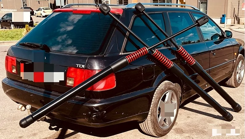 

Амортизаторы задней двери багажника с пружиной для Audi S6, Audi A6 C4 Avant (4A5) универсал 1994-1997, газовая пружина-амортизатор, опора для подъема двери багажника