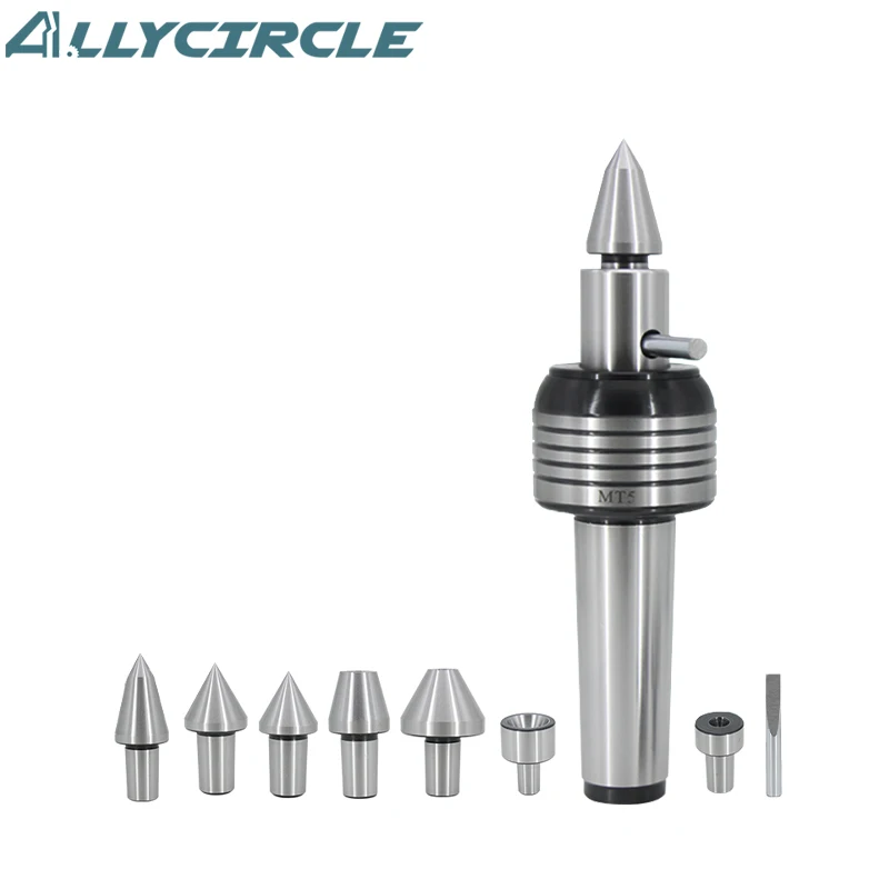 Morse Plug-in Rotary Center Set MT2 MT3 MT4 MT5 Can Change Head Multi-function Thimble HighSpeed Precision Live Center CNC Lathe