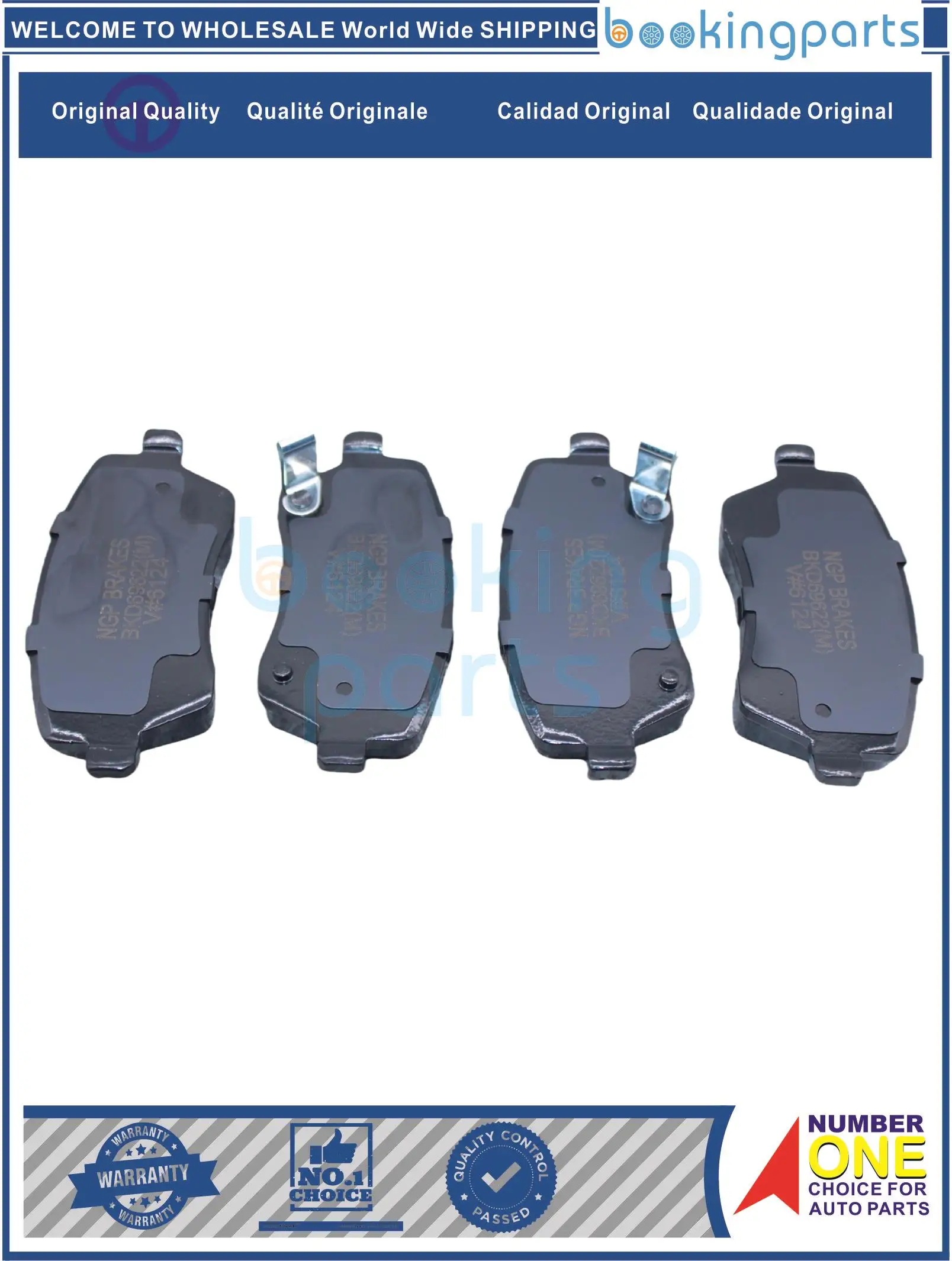 BKD69622(M),9086D1858 Brake Pad For NISSAN MICRA 10-,NOTE 13-, TIIDA 12-14