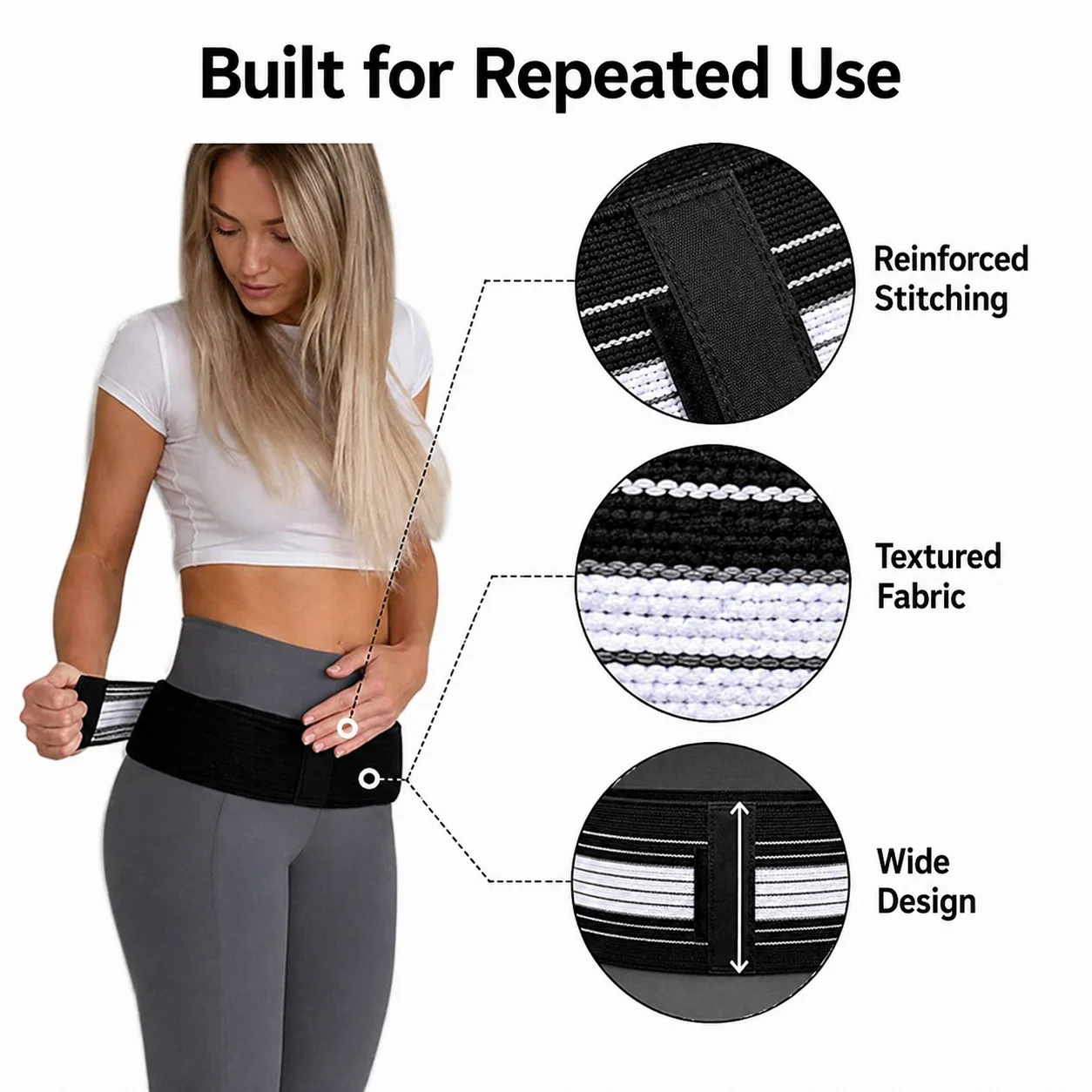 Fabric Resistance Band for Leg - огляд і ціна Stretch Strap Yoga