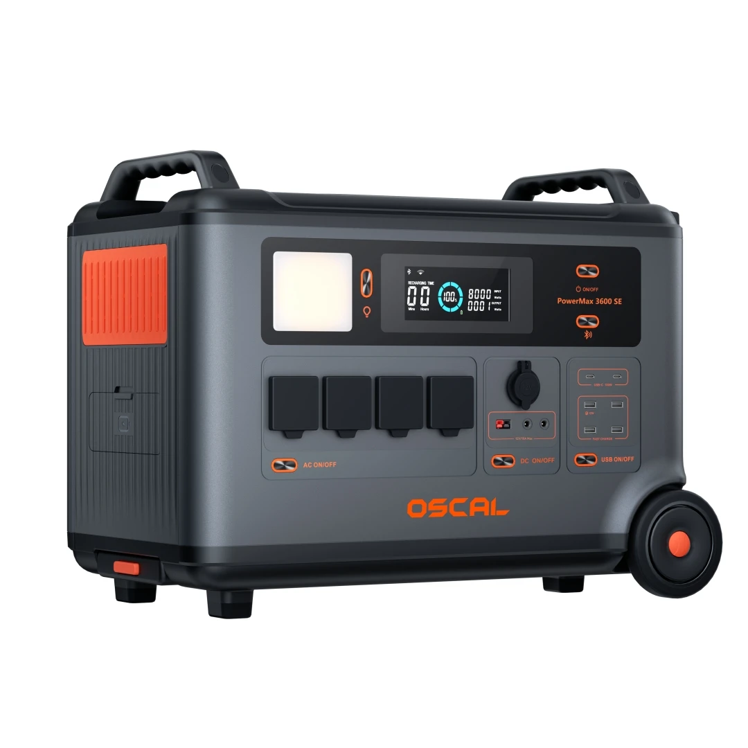 OSCAL PowerMax 3600SE hordozható energiaállomás