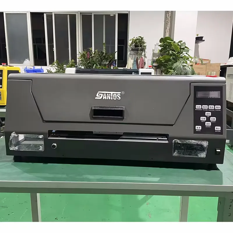 

Single head DTF printer mini desktop model t-shirt printing machine A3 size 30 32cm DTF film roll to roll feeding DTF printer