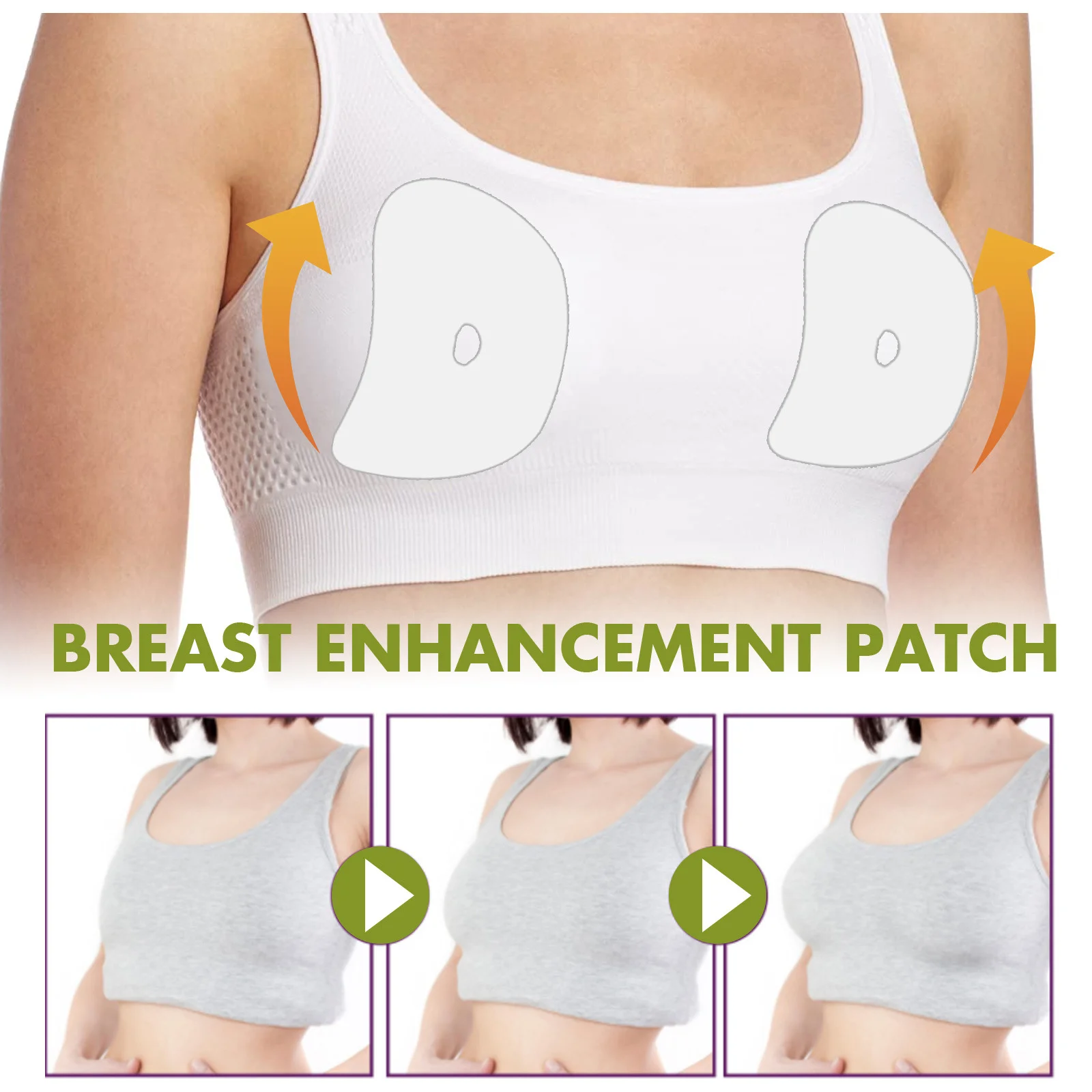 Breast Enlargement Patch Fast Growth Plump Breast Lifting Firming Bust Augmentation Improve Sagging Tightness Chest Enhancer Pad