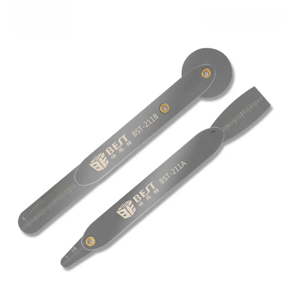 Universal Phone Tablet LCD Screen Opener Prying Tool Steel Roller Disassemble Crowbar with Ruler for iMac iPhone Samsung Repair