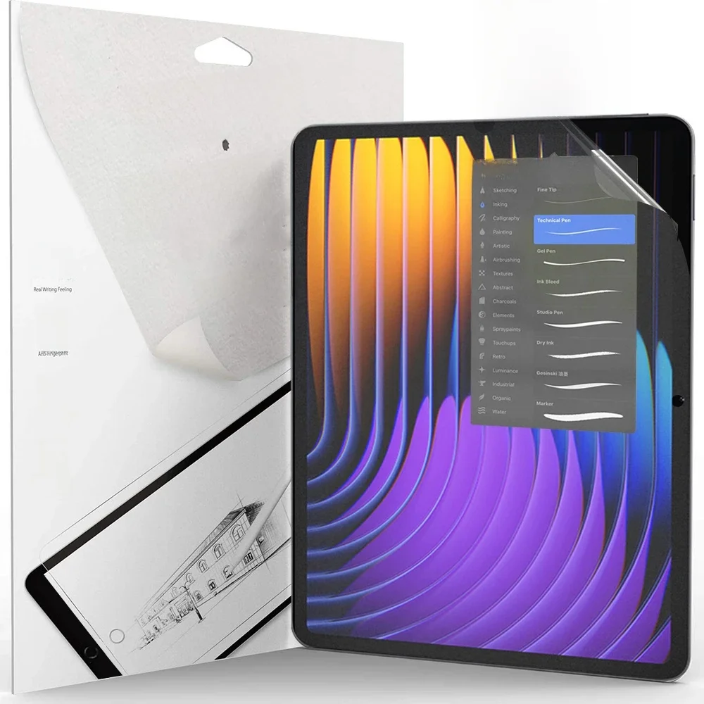 3 Stück Papiergefühl wie Displayschutzfolie für Xiaomi Pad 7 Pro 11.2 Xiaomi Pad 6 6s Pro 12.4 Film ohne Glas