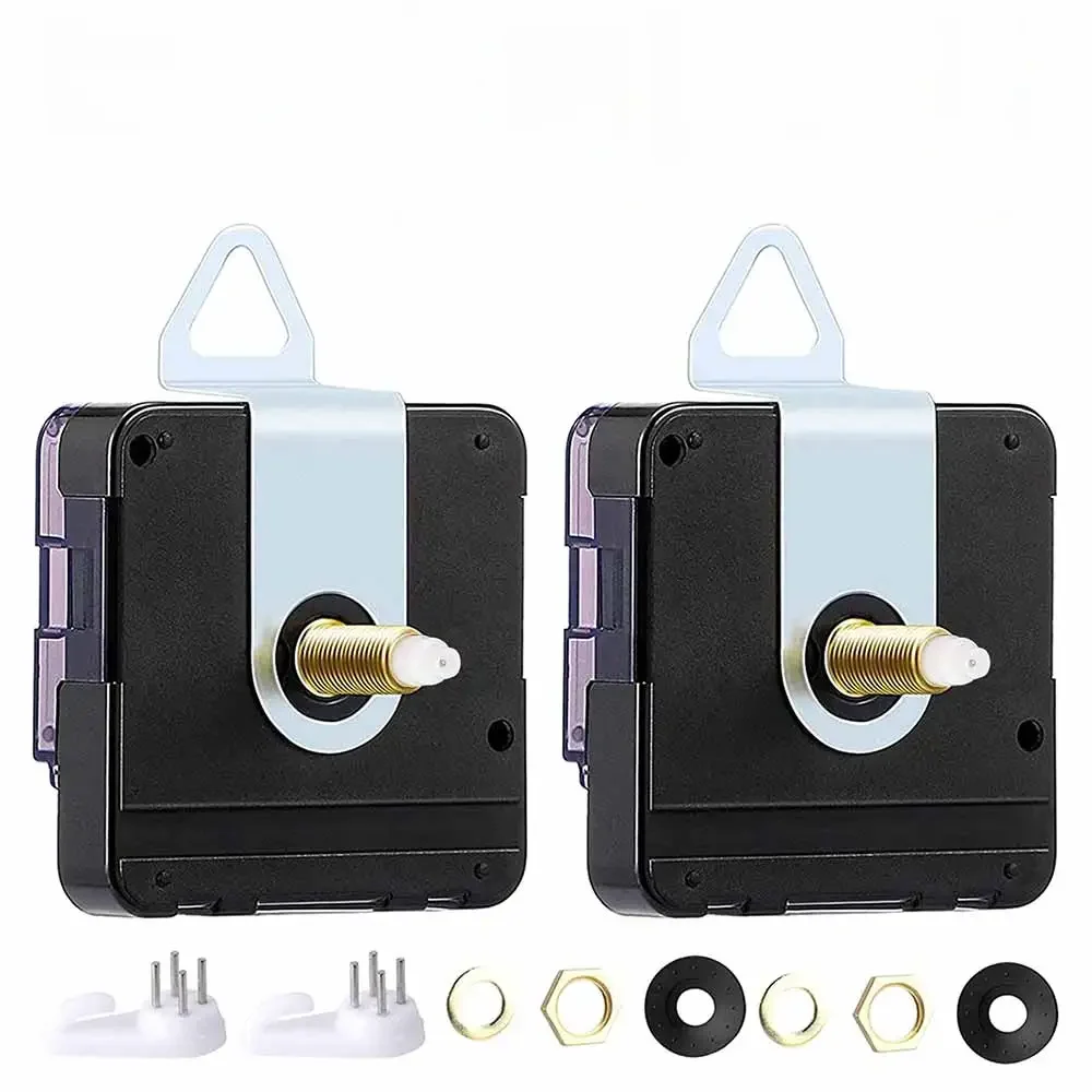 MCDFL bricolage Quartz mécanique d'horloge murale silencieuse Kit de mouvement Central pour machines montre Table balayage montre horloge arbre Long