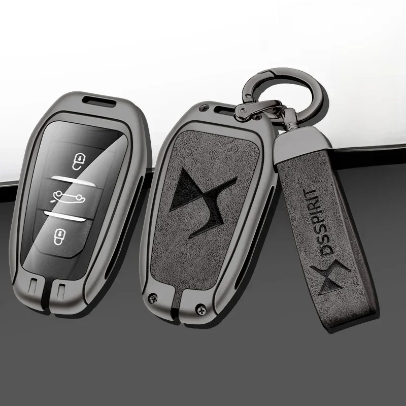 Étui pour clé de voiture en alliage de Zinc, coque pour DS DS7 DS5 DS6 DS9 New Energy DS4 Dias, sac de protection pour porte-clés, accessoires automobiles sans clé