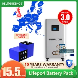 Polonia 3.0 batteria Lifepo4 kit batteria Seplos 48V 280AH 304AH Power Bank 2A bilanciatore attivo batterie ricaricabili solari