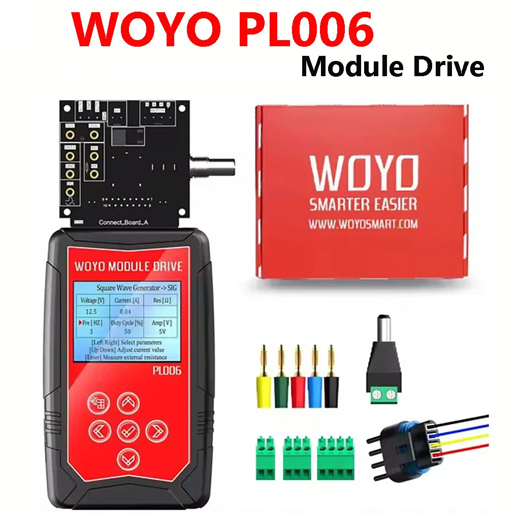 

WOYO PL006 Motor Fault Detect Drive Simulator Detector Automobile Ignition Coil Test 12V Injector Solenoid Valve Stepper