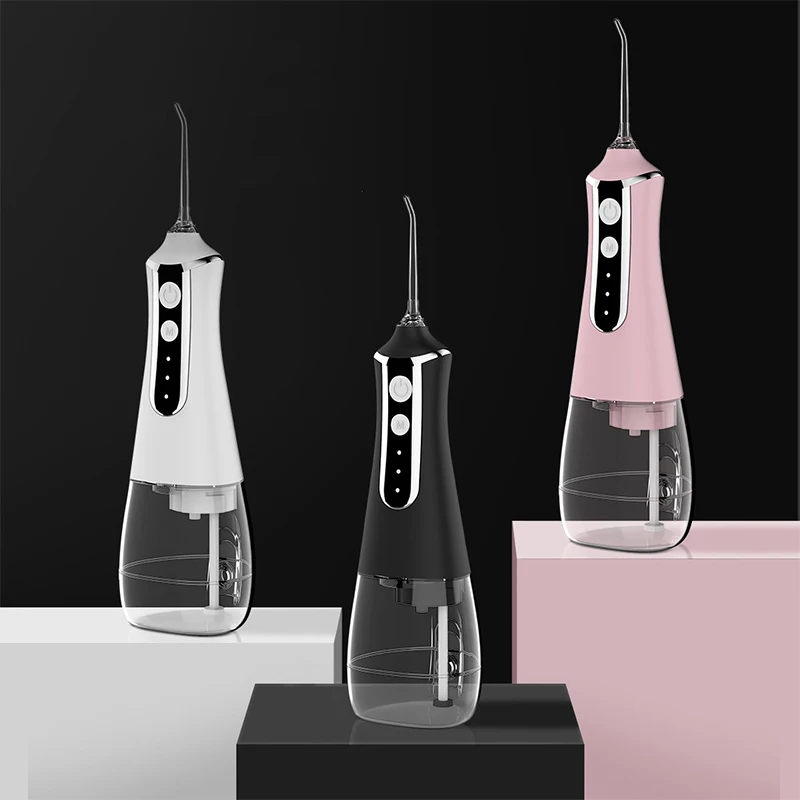 

Electric water flosser home portable flosser usb rechargeable scaler large capacity teeth cleaner teeth beauty with 5 nozzles