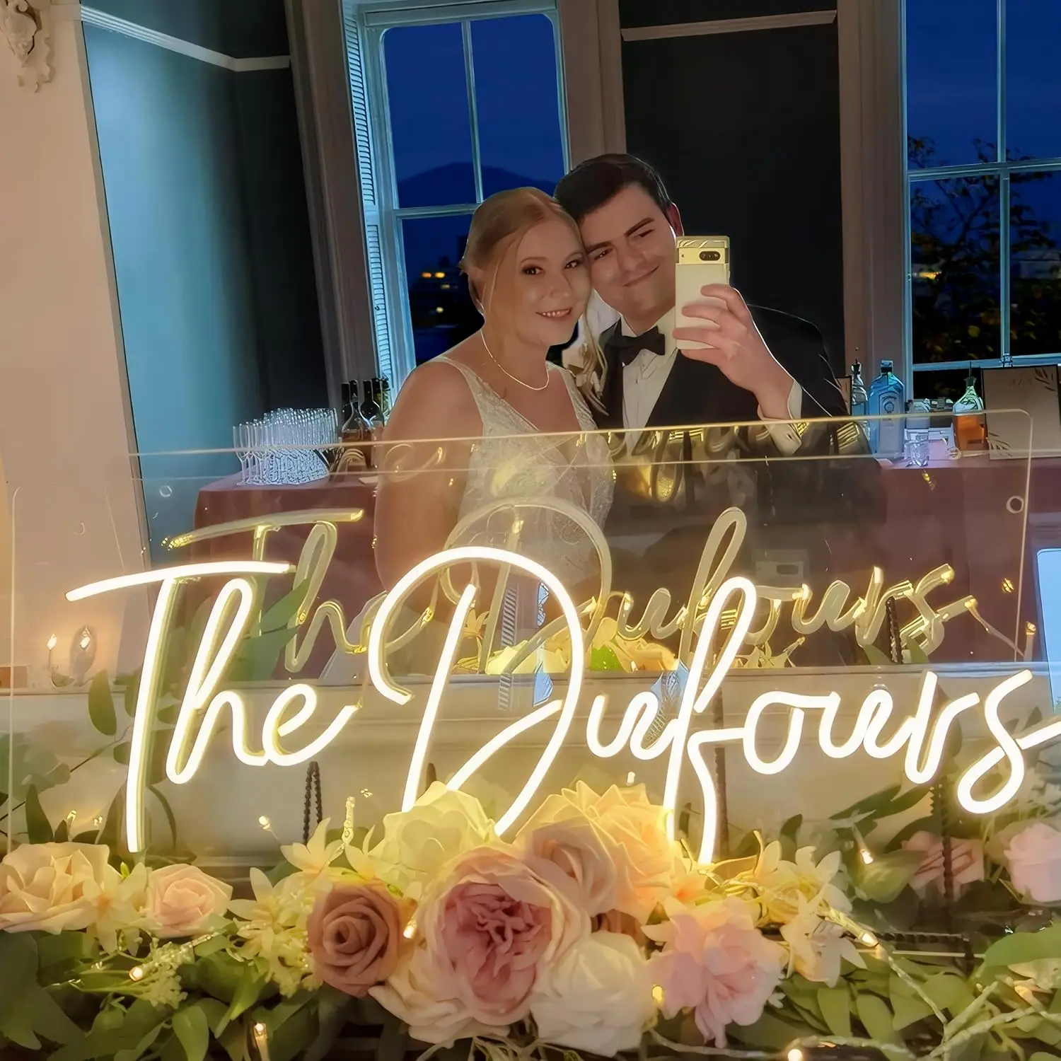 USB Personalized Neon Custom Name Sign LED Dimmer Perfect Wedding Decoration Neon Lights for Holidays, Parties, Valentine's Day