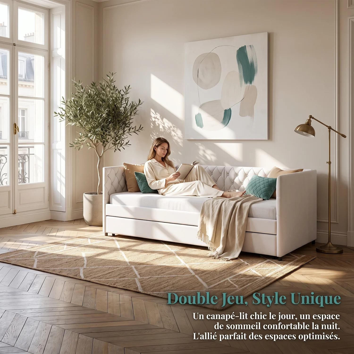 Anajqaqia Rozkładana sofa z funkcją spania, 90 x 200 cm, rozkładane łóżko jednoosobowe, tapicerowana aksamitem rama sofy do sypialni, salonu i pokoju gościnnego.