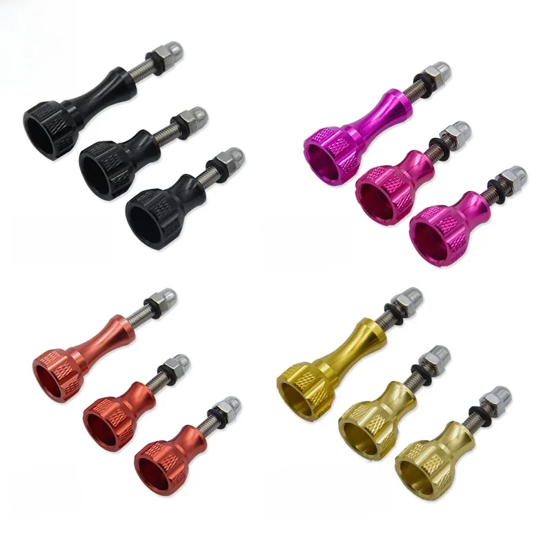 3 szt. aluminiowych śrub z pokrętłem kciuka do GoPro Hero 7 6 5 4 Xiaomi Yi 4K Sjcam SJ4000 H9 Etui do montażu na statywie Akcesoria do kamery NAJNOWSZE — zdjęcie 2