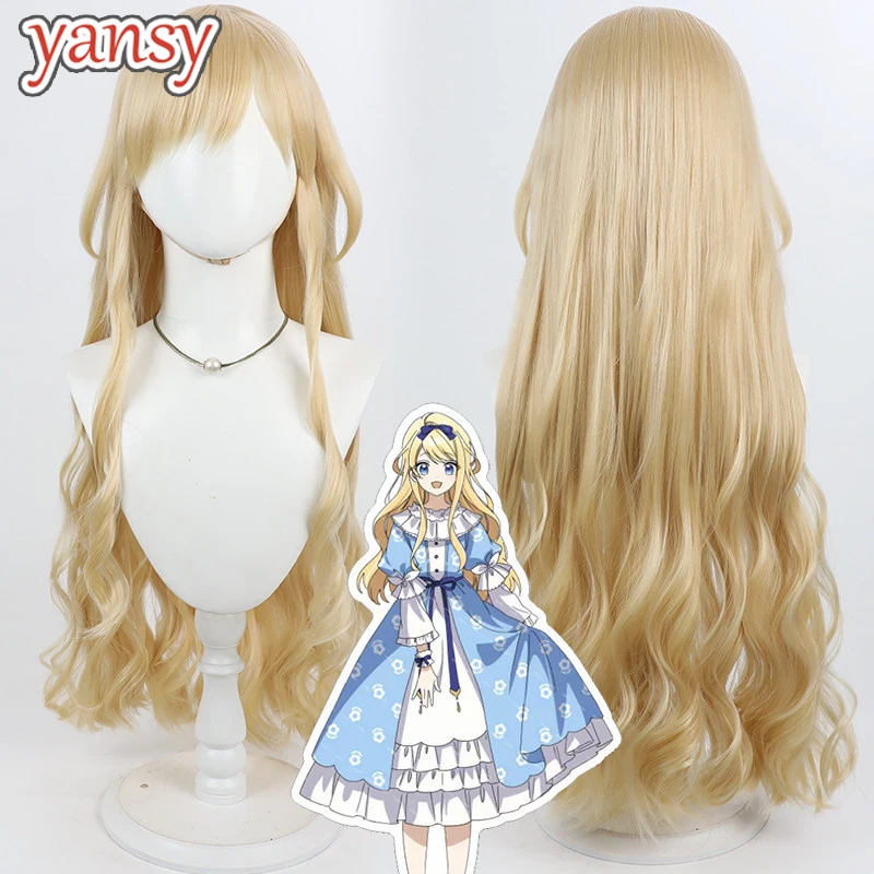 Yansywig Synthetic Hair Luciana Rutleberg Cosplay Wigs Heroine? Saint? No, I'm an All-Works Maid 80cm Blonde Wig Heat Resistant