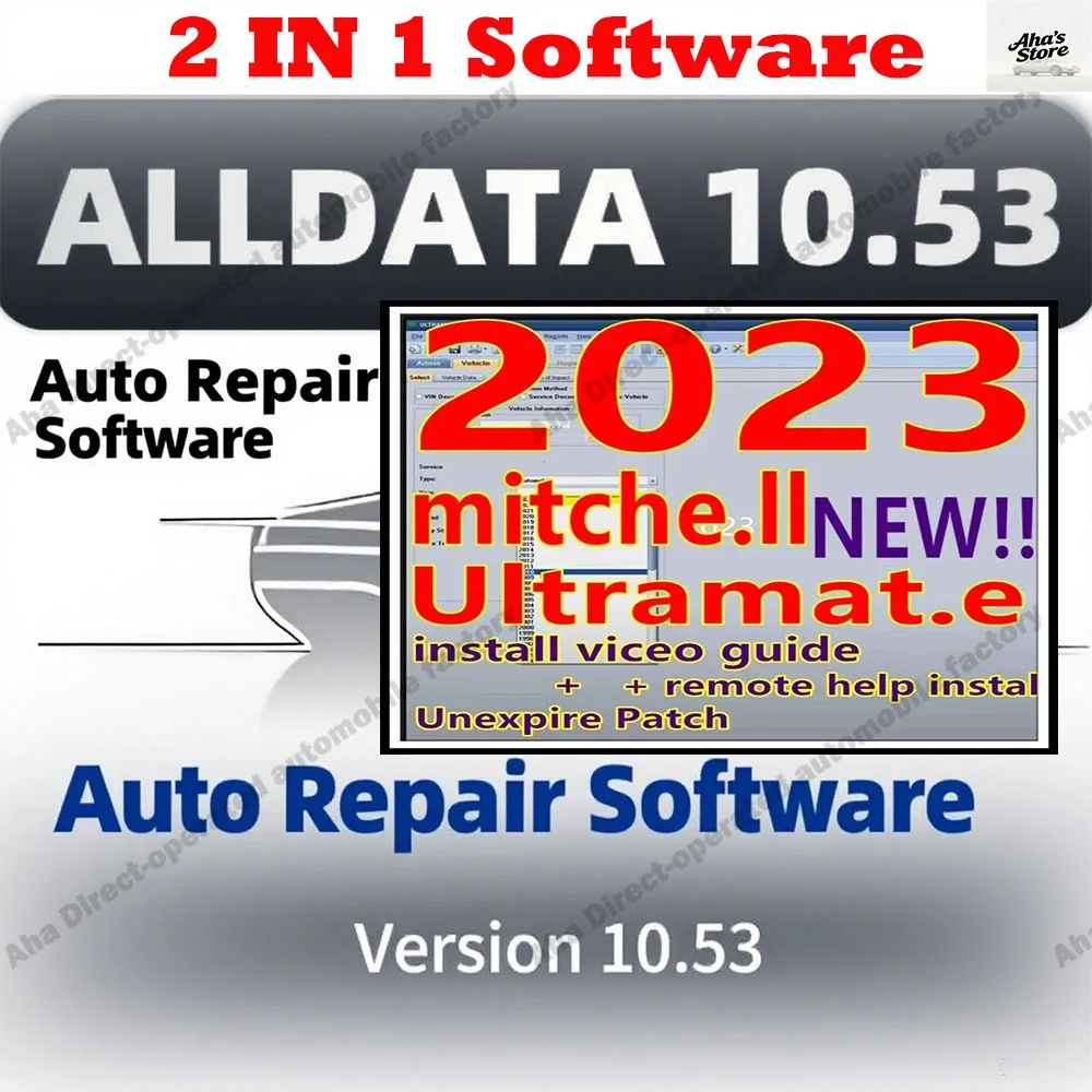 

Alldata 10.53 Car Software + MITCHel ULTRAMATE 2023.07 obd2 scanner COMPLETE ADVANCED ESTIMATING SYSTEM Mitchell Car accessories