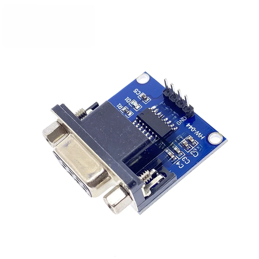 MAX3232 RS232 do TTL moduł konwerter portów szeregowego żeńskie złącze DB9 MAX232 migająca tablica do Arduino — zdjęcie 2
