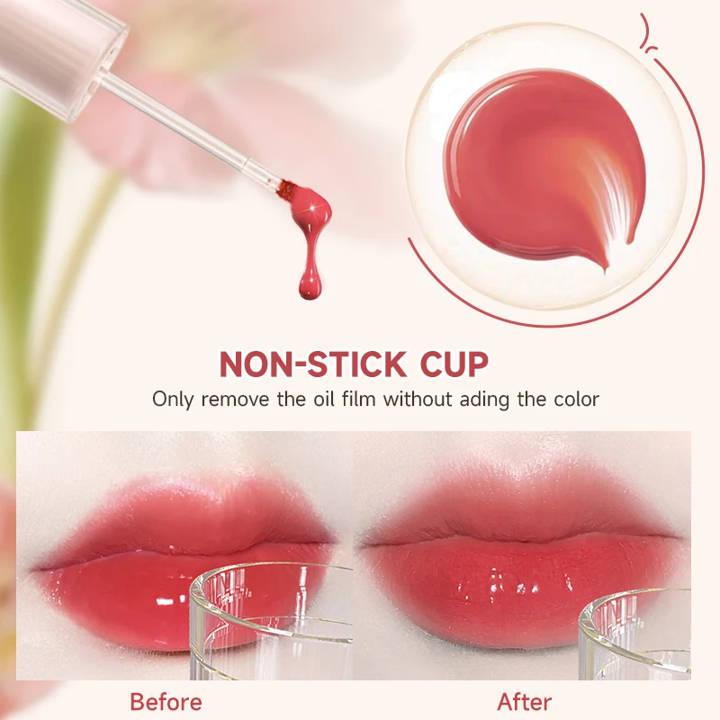 Glossy Lip Gloss, Long-Lasting Mirror Hydrating Liquid Lipstick, Waterproof, Non Stick, High Gloss,Lightweightand Silky Texture