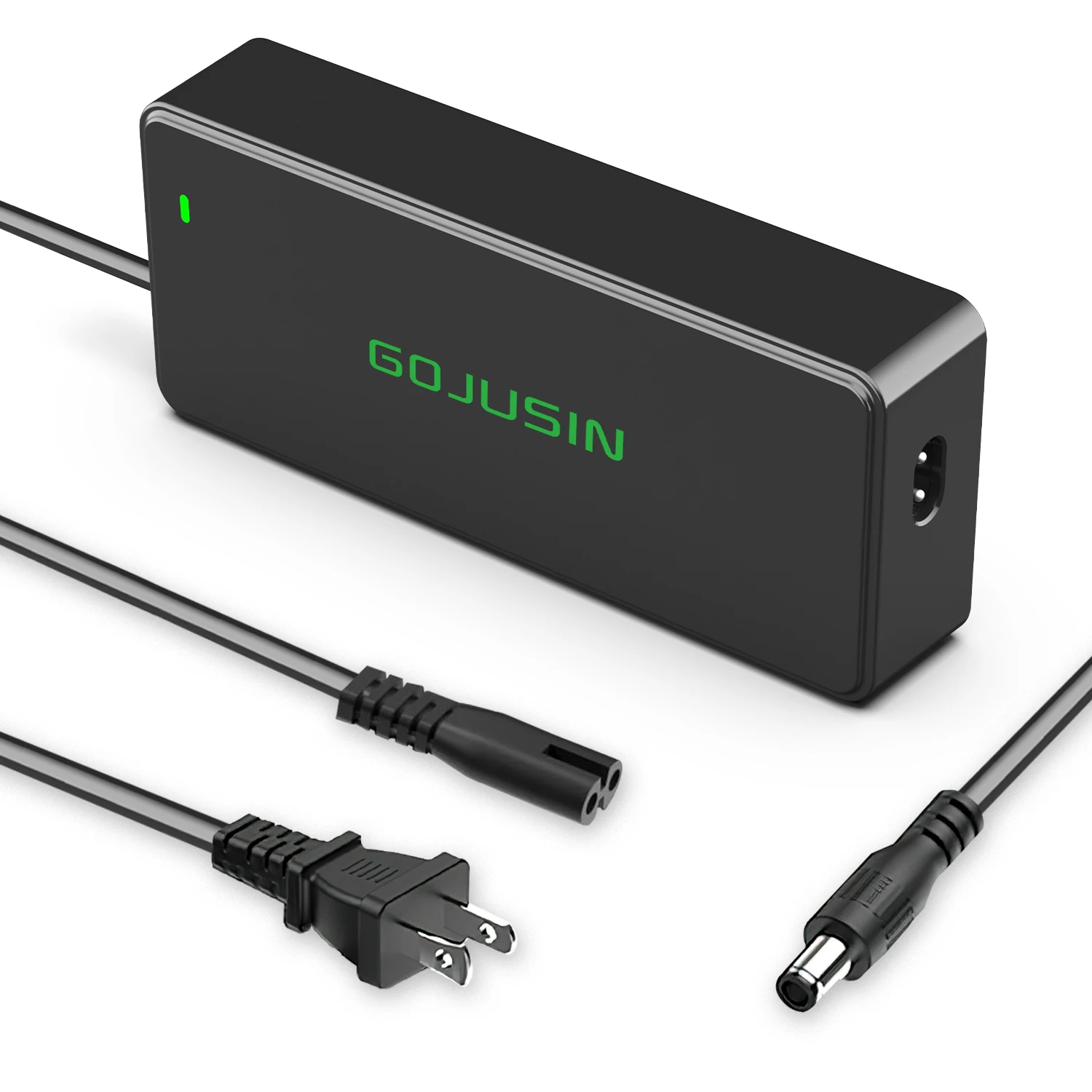 

GOJUSIN 58.8V 2A Electric scooter Power Adapter DC for 48V Electric Bike LithiumBattery Charger,Charger PortConnector 5.5,2.1mm