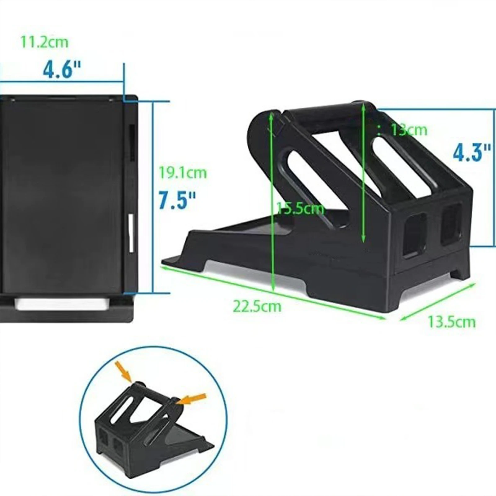 Porte-étiquette pour imprimante de bureau, fournitures d'accessoires, support d'étiquette d'expédition pour rouleaux et étiquettes pliables, supermarché, usine, bureau
