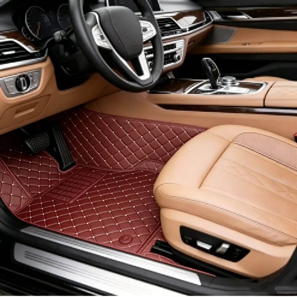Alfombrillas de Coche Personalizadas de Lujo para Aston Martin DBS 770 Ultimate AM6 2023-2026, 2 Plazas, Cuero 3D, Impermeables, Antideslizantes, para Todo Tipo de Clima, Juego Completo