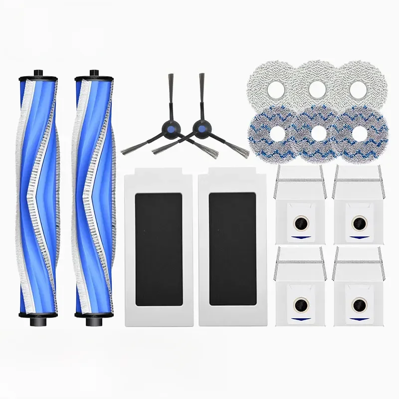 Ecovacs T30 Pro Omni /T30 Max / YEEDI M12 Pro+ Accessories Main Side Brush Filter Mop Dust Bag Replacement Spare Parts