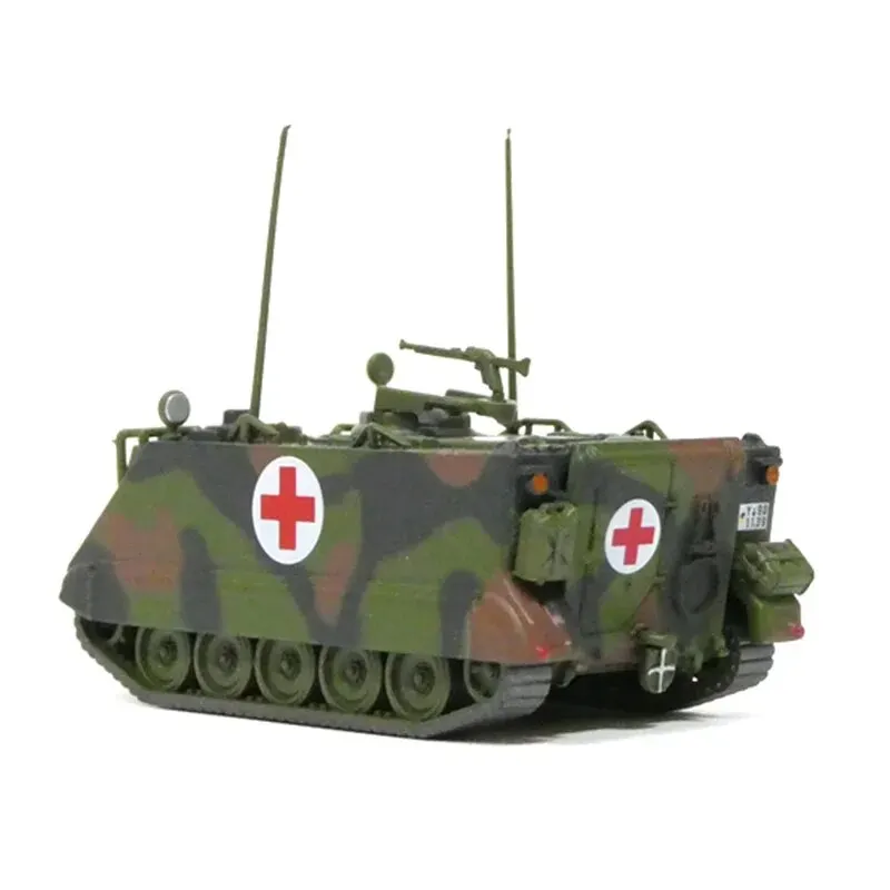 1/87 HO Scale Alloy Car Model M113 Armoured Ambulance Model Armoured Personnel Carrier Miniature Collection Sand Table Landscape