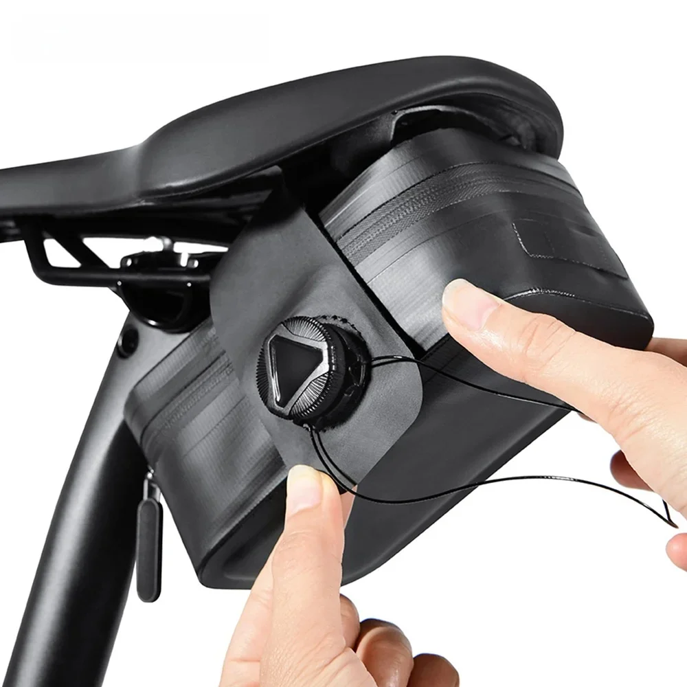 AliExpress NEWBOLER Bicycle Saddle Bag Seamless Waterproof Wear-Resistant Rotating Lacing Buckle Mini Saddlebag Bike Accessory