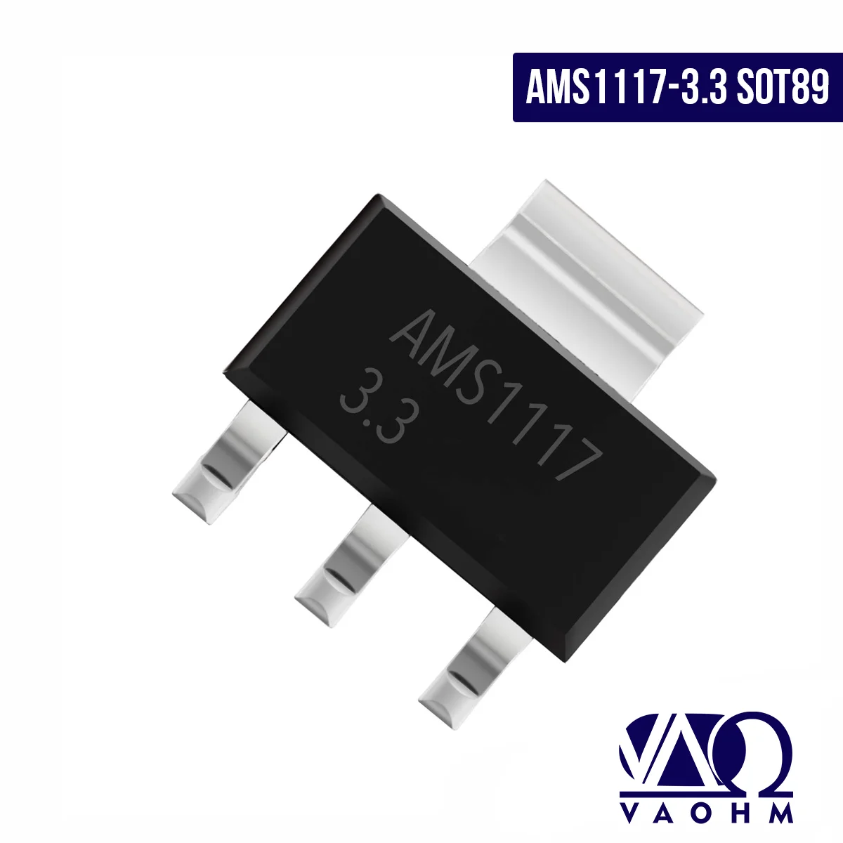 20PCS AMS1117-1.2 AMS1117-1.5 AMS1117-1.8 AMS1117-2.5 AMS1117-3.3 AMS1117-5.0 AMS1117-12 AMS1117-ADJ SOT89 Voltage Regulator