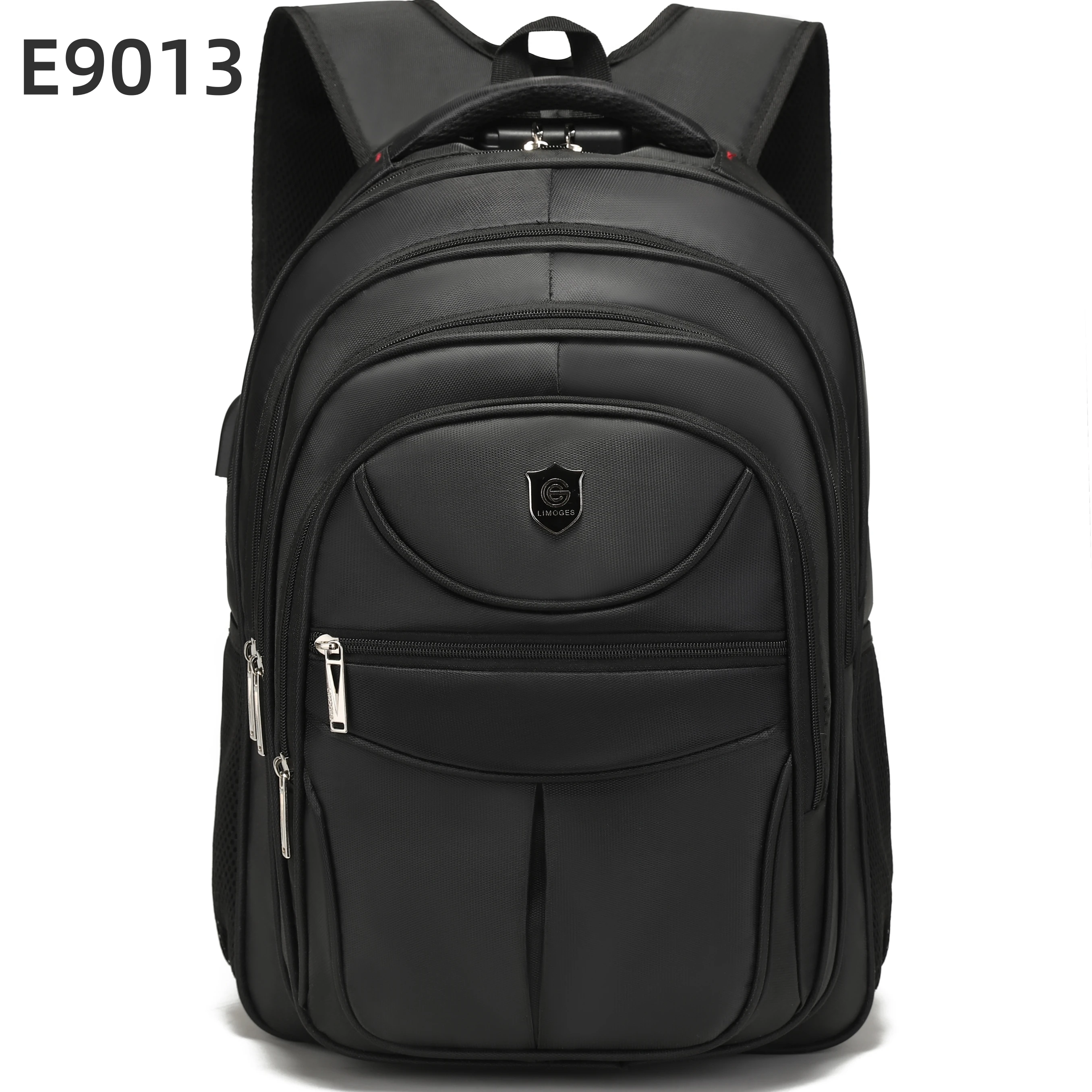 Mochila De Hombre Con Candado De Impermeable Antirrobo Mochila Puerto Usb Para Laptop Mochilas De Viaje Mochilas De Hombre De Deporte De Gran Capacidada