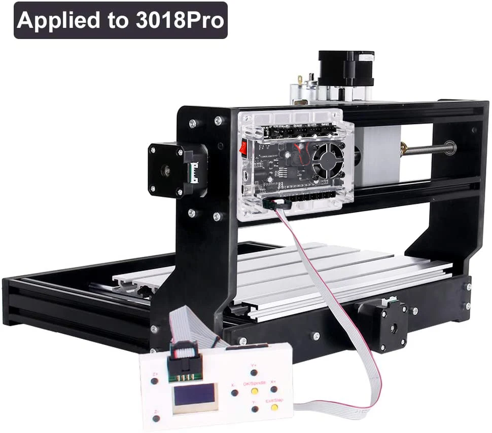 GRBL 3축 제어 보드 1.1 USB 포트 CNC 조각 기계 제어 보드 ABS 케이스 포함 CNC 3018 조각사 밀링 머신 오프라인 컨트롤러용 CNC 오프라인 제어 보드