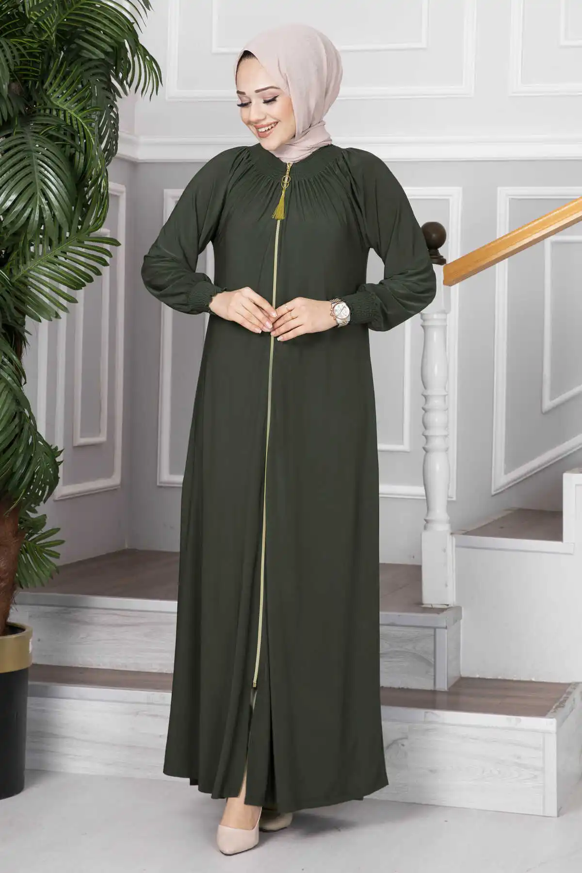 Women New Season Hijab Abaya Open Kaftan Dubai Turkey Muslim Set Luxury Islamic Robe African Kimono Moroccan Clothing Kaftan